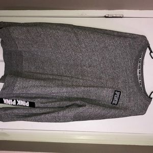 VS PINK Grey Marled Sweatshirt